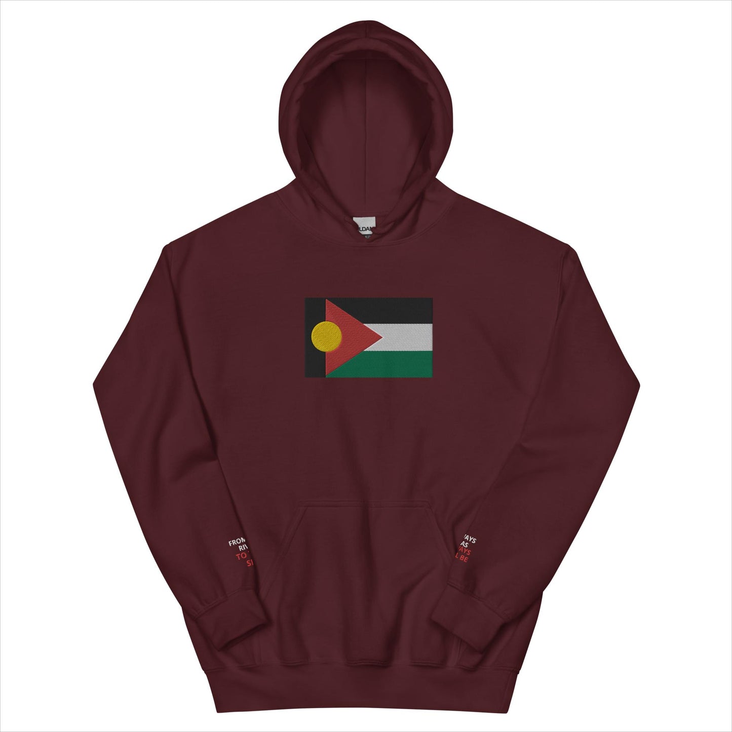Embroidered Solidarity Hoodie (Dark Colours)