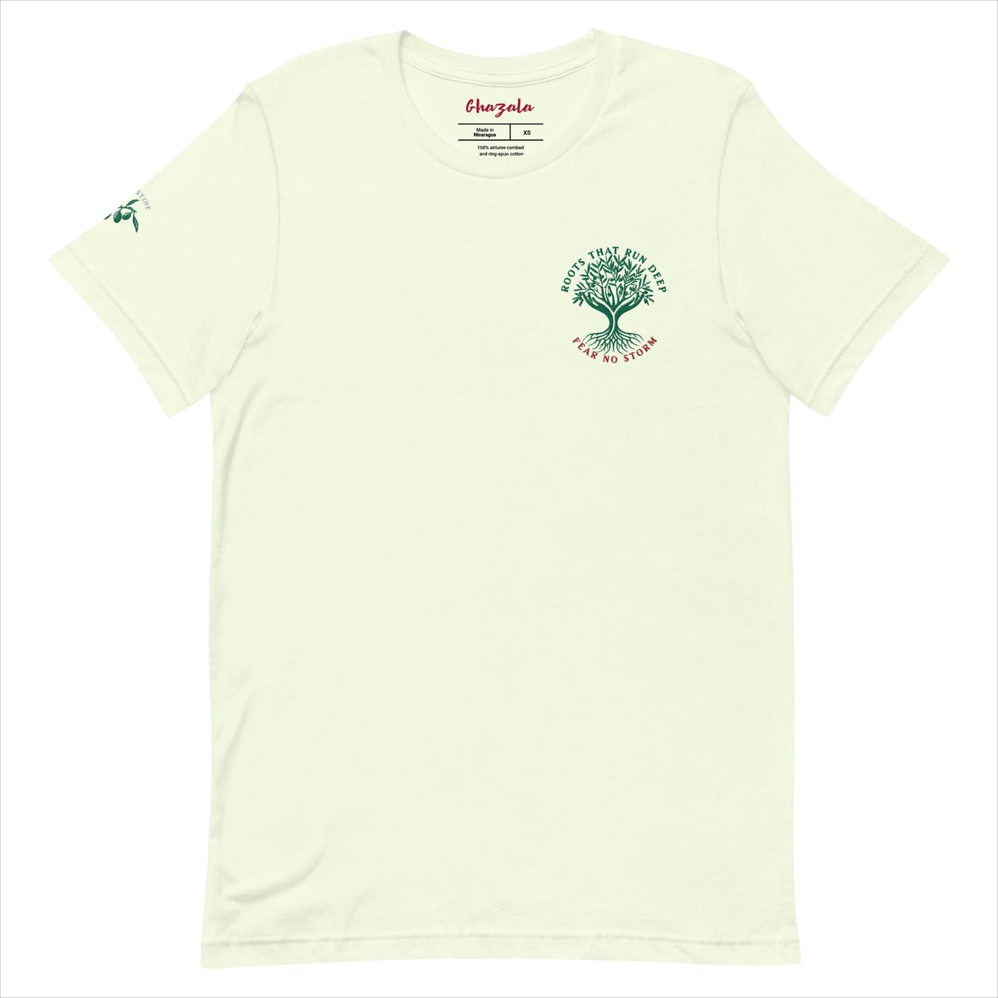 Olive Tree Embroidery Tee